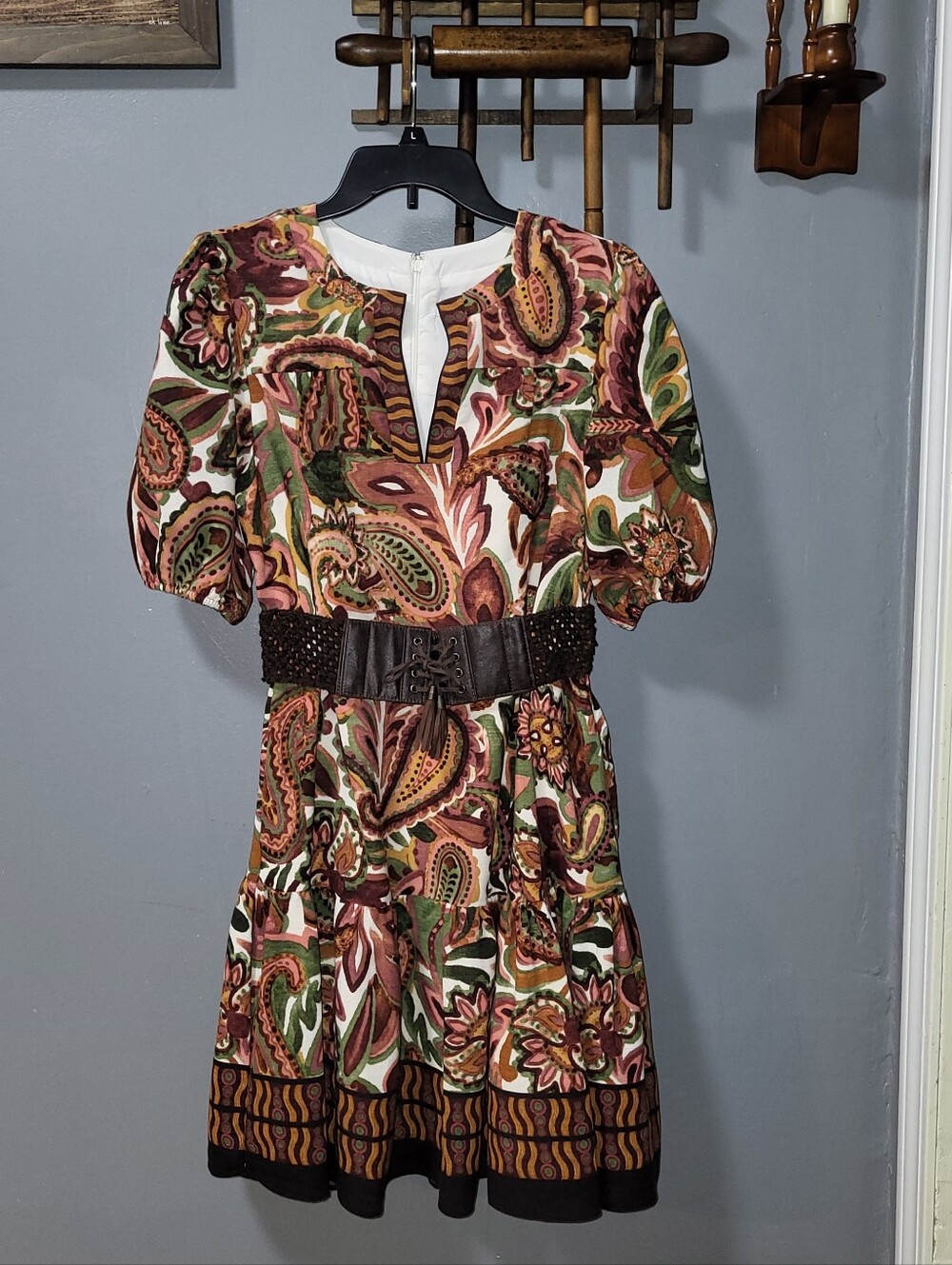 Julia Jordan Puff Sleeve Dress Size Medium